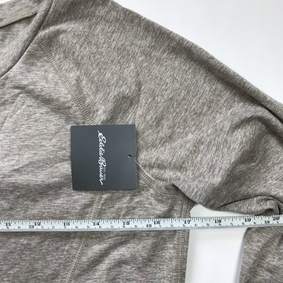 Eddie Bauer Women's sz M Treign Crew Neck Long Sleeve Training Sweat Taupe - Picture 8 of 11